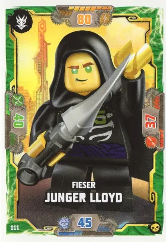 NINJAGO Trading Card Game (German) Series 6 - # 111 Fieser junger Lloyd