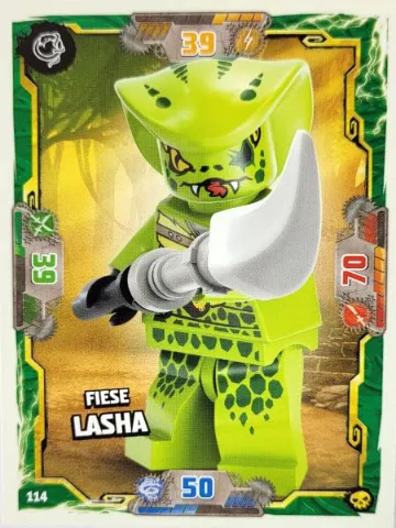 NINJAGO Trading Card Game (German) Series 6 - # 114 Fiese Lasha