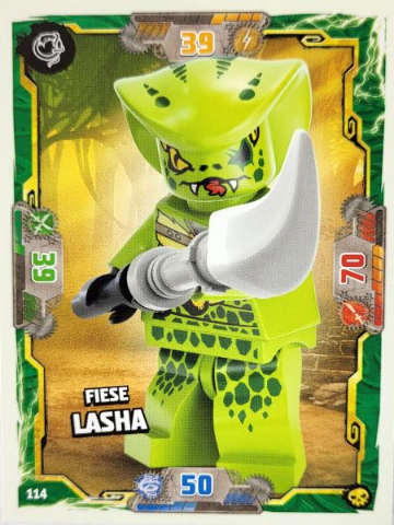 NINJAGO Trading Card Game (German) Series 6 - # 114 Fiese Lasha