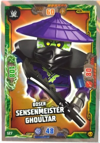 NINJAGO Trading Card Game (German) Series 6 - # 127 Böser Sensenmeister Ghoultar