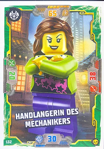 NINJAGO Trading Card Game (German) Series 6 - # 132 Handlangerin des Mechanikers