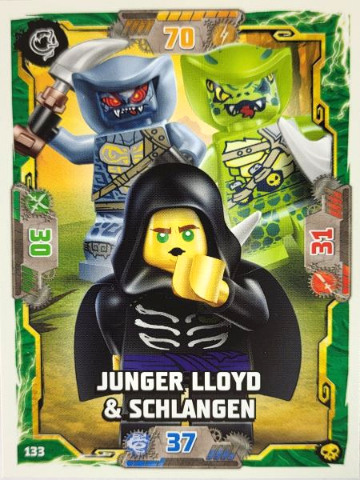 NINJAGO Trading Card Game (German) Series 6 - # 133 Junger Lloyd & Schlangen