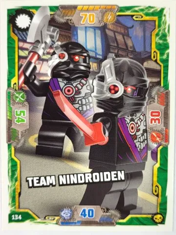 NINJAGO Trading Card Game (German) Series 6 - # 134 Team Nindroiden