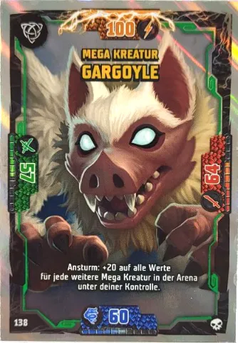 NINJAGO Trading Card Game (German) Series 6 - # 138 Mega Kreatur Gargoyle