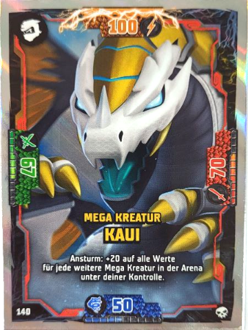 NINJAGO Trading Card Game (German) Series 6 - # 140 Mega Kreatur Kaui