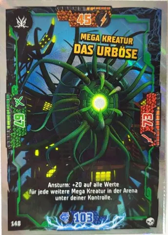 NINJAGO Trading Card Game (German) Series 6 - # 148 Mega Kreatur Das Urböse