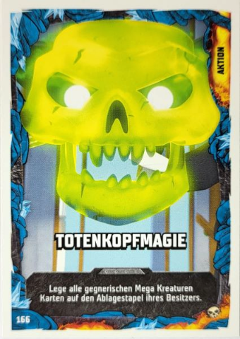 NINJAGO Trading Card Game (German) Series 6 - # 166 Totenkopfmagie