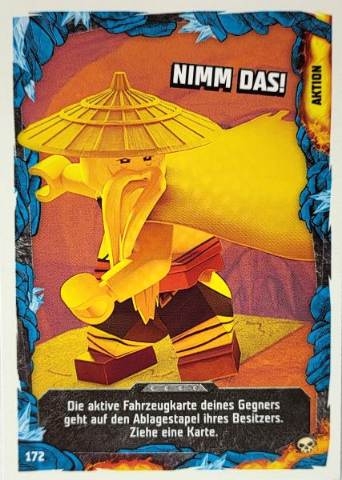 NINJAGO Trading Card Game (German) Series 6 - # 172 Nimm das!