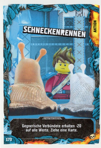 NINJAGO Trading Card Game (German) Series 6 - # 173 Schneckenrennen