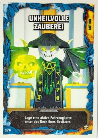 NINJAGO Trading Card Game (German) Series 6 - # 174 Unheilvolle Zauberei