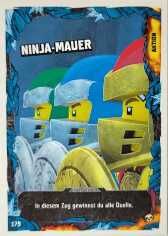 NINJAGO Trading Card Game (German) Series 6 - # 179 Ninja-Mauer