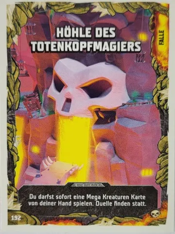 NINJAGO Trading Card Game (German) Series 6 - # 192 Höhle des Totenkopfmagiers