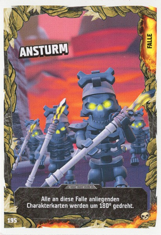 NINJAGO Trading Card Game (German) Series 6 - # 195 Ansturm
