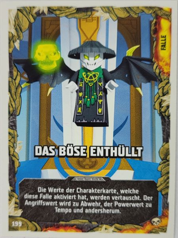 NINJAGO Trading Card Game (German) Series 6 - # 199 Das Böse Enthüllt