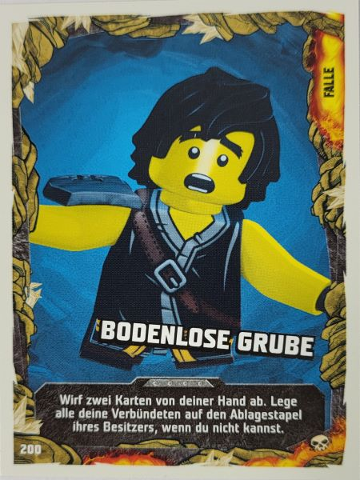 NINJAGO Trading Card Game (German) Series 6 - # 200 Bodenlose Grube