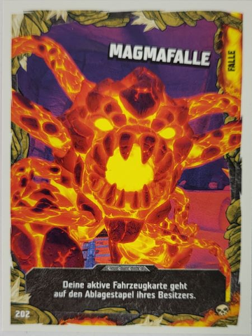 NINJAGO Trading Card Game (German) Series 6 - # 202 Magmafalle