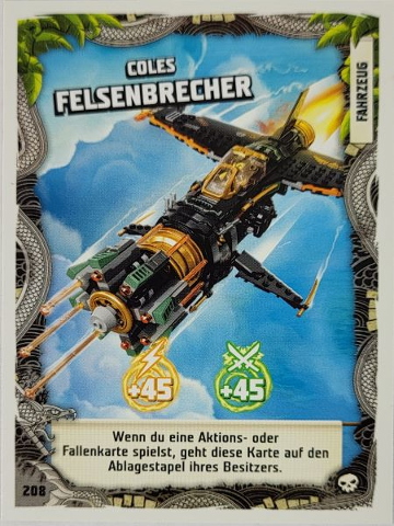 NINJAGO Trading Card Game (German) Series 6 - # 208 Coles Felsenbrecher