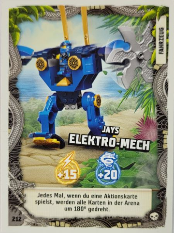 NINJAGO Trading Card Game (German) Series 6 - # 212 Jays Elektro-Mech