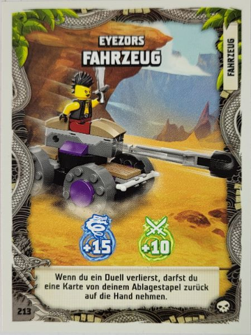NINJAGO Trading Card Game (German) Series 6 - # 213 Eyezors Fahrzeug