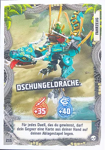 NINJAGO Trading Card Game (German) Series 6 - # 215 Dschungeldrache