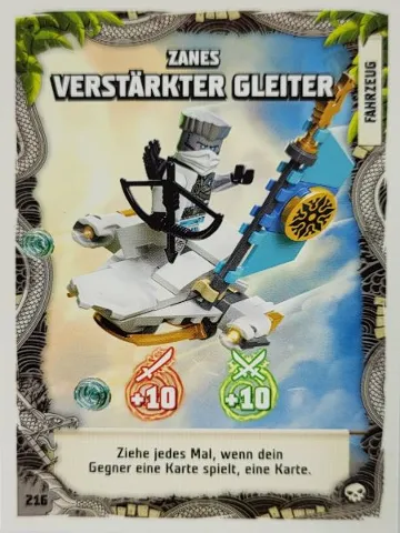 NINJAGO Trading Card Game (German) Series 6 - # 216 Zanes Verstärkter Gleiter