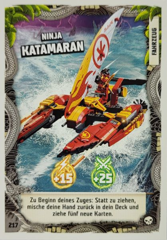 NINJAGO Trading Card Game (German) Series 6 - # 217 Ninja Katamaran
