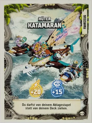 NINJAGO Trading Card Game (German) Series 6 - # 218 Hüter Katamaran