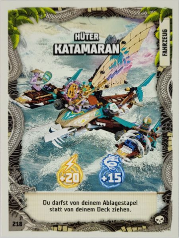NINJAGO Trading Card Game (German) Series 6 - # 218 Hüter Katamaran