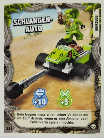 NINJAGO Trading Card Game (German) Series 6 - # 221 Schlangen-Auto