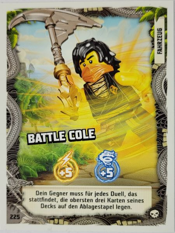 NINJAGO Trading Card Game (German) Series 6 - # 225 Battle Cole