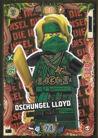 NINJAGO Trading Card Game (German) Series 6 - # LE3 Dschungel Lloyd Limited Edition