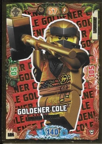 NINJAGO Trading Card Game (German) Series 6 - # LE4 Goldener Cole Limited Edition