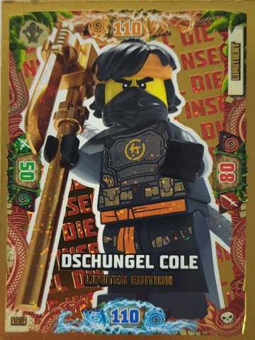NINJAGO Trading Card Game (German) Series 6 - # LE6 Dschungel Cole Limited Edition