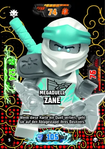 NINJAGO Trading Card Game (German) Series 7 (Next Level) - # 5 Megaduell Zane