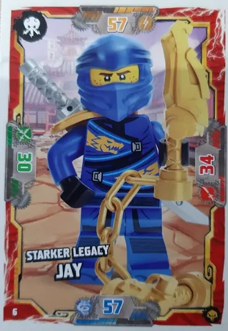 NINJAGO Trading Card Game (German) Series 7 (Next Level) - # 6 Starker Legacy Jay