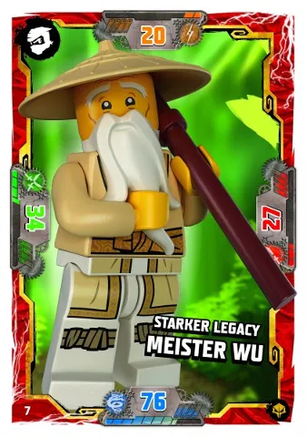 NINJAGO Trading Card Game (German) Series 7 (Next Level) - # 7 Starker Legacy Meister Wu