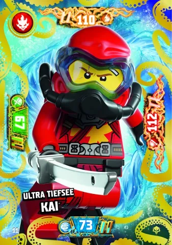NINJAGO Trading Card Game (German) Series 7 (Next Level) - # 11 Ultra Tiefsee Kai