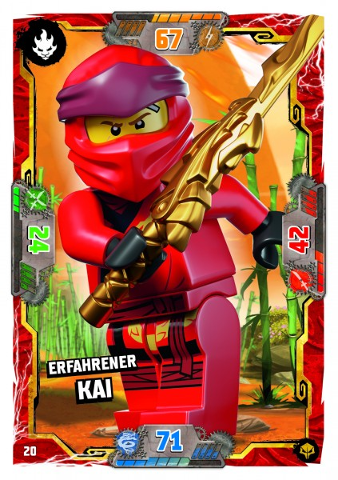 NINJAGO Trading Card Game (German) Series 7 (Next Level) - # 20 Erfahrener Kai