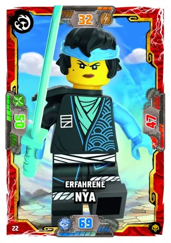 NINJAGO Trading Card Game (German) Series 7 (Next Level) - # 22 Erfahrene Nya