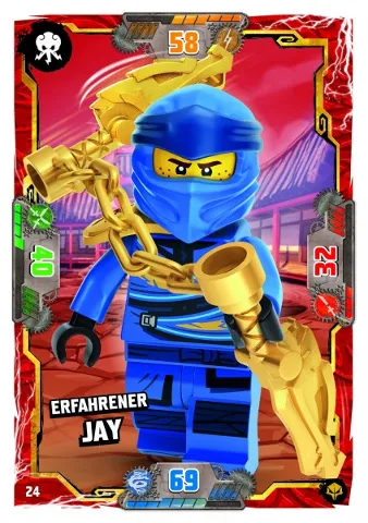 NINJAGO Trading Card Game (German) Series 7 (Next Level) - # 24 Erfahrener Jay