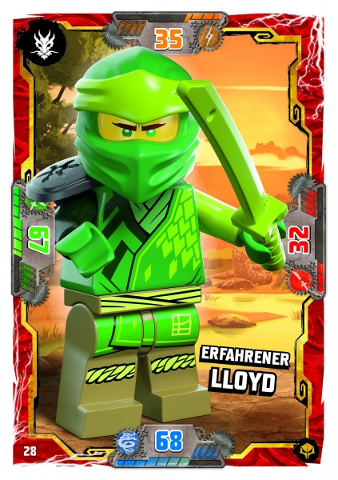 NINJAGO Trading Card Game (German) Series 7 (Next Level) - # 28 Erfahrener Lloyd