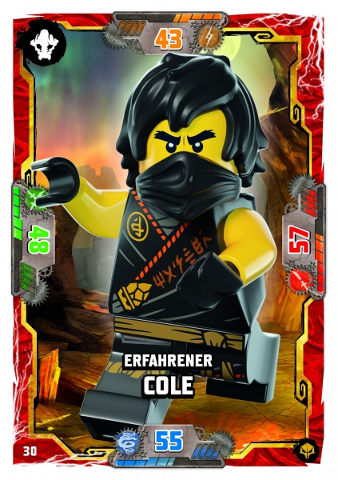 NINJAGO Trading Card Game (German) Series 7 (Next Level) - # 30 Erfahrener Cole