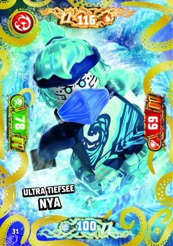 NINJAGO Trading Card Game (German) Series 7 (Next Level) - # 31 Ultra Tiefsee Nya