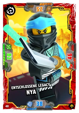NINJAGO Trading Card Game (German) Series 7 (Next Level) - # 40 Entschlossene Legacy Nya