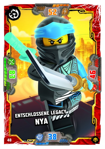 NINJAGO Trading Card Game (German) Series 7 (Next Level) - # 40 Entschlossene Legacy Nya