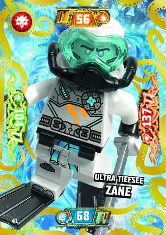 NINJAGO Trading Card Game (German) Series 7 (Next Level) - # 41 Ultra Tiefsee Zane