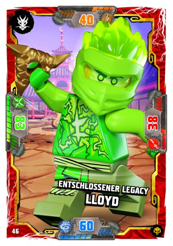 NINJAGO Trading Card Game (German) Series 7 (Next Level) - # 46 Entschlossener Legacy Lloyd