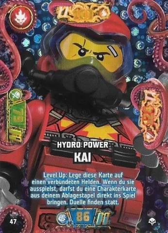NINJAGO Trading Card Game (German) Series 7 (Next Level) - # 47 Hydro Power Kai