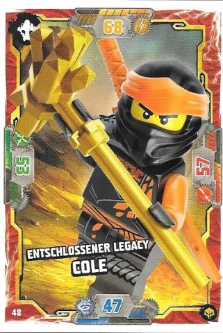 NINJAGO Trading Card Game (German) Series 7 (Next Level) - # 48 Entschlossener Legacy Cole