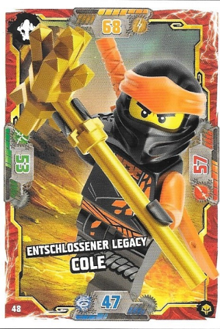 NINJAGO Trading Card Game (German) Series 7 (Next Level) - # 48 Entschlossener Legacy Cole